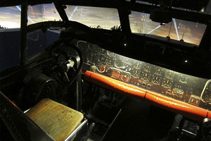 Cockpit at Flambards Theme Park, Helston, Cornwall